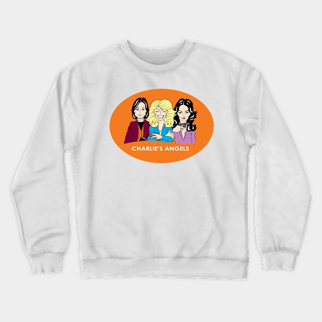 ANGELS TV SHOW Crewneck Sweatshirt by cartoonistguy